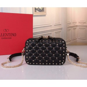 발렌티노 카메라백 GARAVANI ROCKSTUD SPIKE BOX BAG V10800