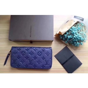 Louis Vuitton 루이비통 여성용 앙프렝뜨 지퍼월릿 네이비