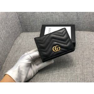 Gucci 구찌 클래식 반지갑 금장 블랙