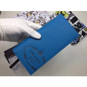 Prada 2020 Saffiano Mens Wallet, 2MV836 - 프라다 2020 사피아노 남성용 장지갑,PRAW0156,19CM.블루